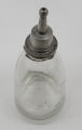 Glass and pewter nursing bottle