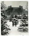 Coffman Memorial Union. Mpls. Campus. Winter view.