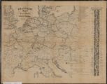 Bradshaw's map of the railways in Central Europe