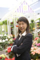 Chengyan Yue, holds Bachman Chair, Horticulture Marketing. At Bachman's store in Eden Prairie.