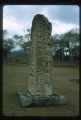 Right edge of Stela B at Copan Ruins, Honduras