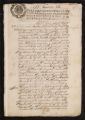 Testimonies given regarding the use of villagers from Nestra Santa Fe (sic), Santiago and San Ignacio in the cultivation of yerba de maté., October 10, 12, 1686