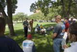 Emerald ash borer control demonstration on St. Paul Campus of the University of MInnesota.