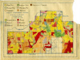 Cover map for University of Minnesota Cloquet Forest Experiment Station based upon Cruise of 1914