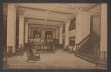 Young Men's Christian Association of Oakland, California. Reception Room and Lobby.