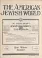 The American Jewish World, Volume 8, Number 5, October 3, 1919