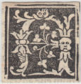 Detail from Album of initial capitals, 1500s-1737 (bulk 1500s), Volume 1, Page 50, Line 3, Item 03, A