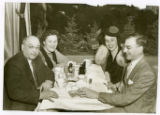 Harry S. Karon, Bertha Edelstein Karon, Ruth Edelstein Karon, and Robert J. Karon on New Year's Eve