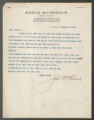 Letter to Johnny, from John B. McCormack, August 11, 1910