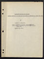 Barberry Eradication. Progress reports by states. Barberry Eradication Campaign, Minnesota. (Box 1, Folder 1)