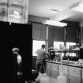 Student in chemistry lab