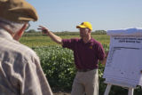 Seth Naeve, soybeans, Agronomy Centennial tours, St. Paul Campus, August, 2010.