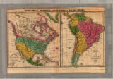 Geographical, historical, and statistical map of America.