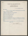 Letter to Johnny, from John B. McCormack, October 19, 1910
