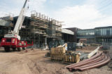 Construction of the expansion of the exterior Kirby Student Center at UMD