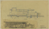 Lafayette Redevelopment: Theater Scheme B Section and Elevation