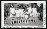Children Eleanor Slacter, Pearl Bassin, Shirley Weinberg, Eleanor Menkov (Weinberg), Helen Bassin, Celia Bassin, Stand Outside