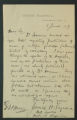Letter from James H. Sequeira to Robert P. Harris, 1897