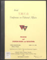 Youth in Government. Youth and Government - Southern Area - YMCA Conference on National Affairs, folder B, 1970 (Box 30, Folder 17)