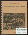 Camping. Bob Telleen Files. A Venture in Faith: A History of Camp Ralph S. Mason, 1990 (Box 55, Folder 24)