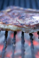 Grilled steak.