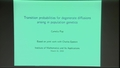 Transition Probabilities for Degenerate Diffusions Arising in Population Genetics