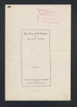 Publications. Pamphlets. Cady, Bertha C. and Vernon M. Cady, "The Way Life Begins."(Box 171, Folder 11)