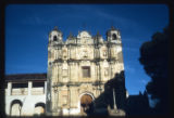 Facade of church of Santiago Domingo in San Cristobal de las Casas