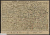 Official railroad map of Kansas, 1907