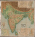 Bartholomew's contour motoring map of India showing the main trunk touring roads