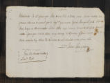 Ecclesiastical Affairs. Documents related to chaplaincies. Receipts for Alms Collected on behalf of the "capellania" of Horche, Spain 1824-1830. Receipt for alms collected, Horche, Spain, 1825.