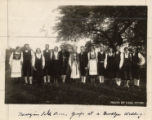 Norwegian folk dance group