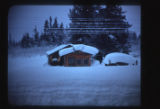 Hunting cabin at Portage Junction near Anchorage, Alaska
