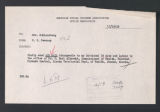 Public Relations. Social Hygiene Day. Correspondence. U.S. Possessions. (Box 074, Folder 11)