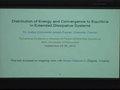 Distribution of energy and convergence to equilibria in extended dissipative systems
