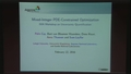 Mixed-Integer PDE Constrained Optimization