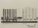 Augsburg College: Student Apartments: South Elevation and Urness Tower: Sheet 7