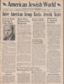 The American Jewish World, Volume 33, Number 27, March 2, 1945