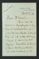 Letter from A.L. Galabin to Robert P. Harris, 1894