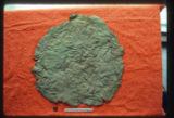 Sal (Shorea robusta) leaf platter from Pune, India. Lower surface.