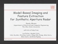 Model-Based Imaging and Feature Extraction for Synthetic Aperture Radar