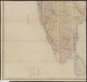 Map of India : shewing the British territories, subdivided into collectorates and including British Burmah, with the position and boundary of each native state