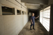 Swine farm with geothermal heating and cooling, the first in the U.S.