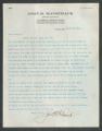 Letter to Johnny, from John B. McCormack, March 12, 1914