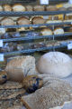 Milling wheat at a small bakery in Maplewood,Minnesota, where breads, muffins, rolls and cookies are baked using Whole grains.