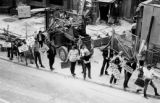 Individuals demonstrating in support of University workers on strike, 1970 Student Strike