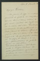 Letter from Dr. Francesco Caruso to Robert P. Harris, November 1, 1888