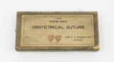 Sterilized obstetrical sutures