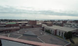 View of Bohannon Hall and Education Building from top of library turret