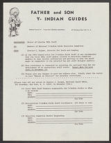 Indian Guides. National Longhouse. National Longhouse Executive Committee, 1966-1967 (Box 15, Folder 24)